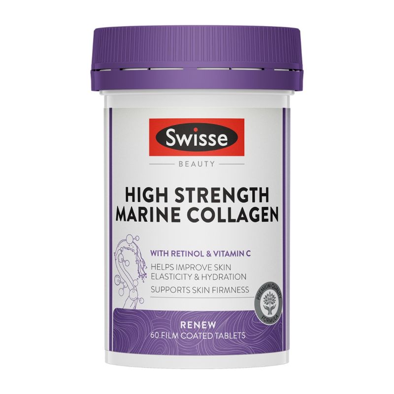 Swisse Beauty High Strength Marine Collagen 60 Tablets