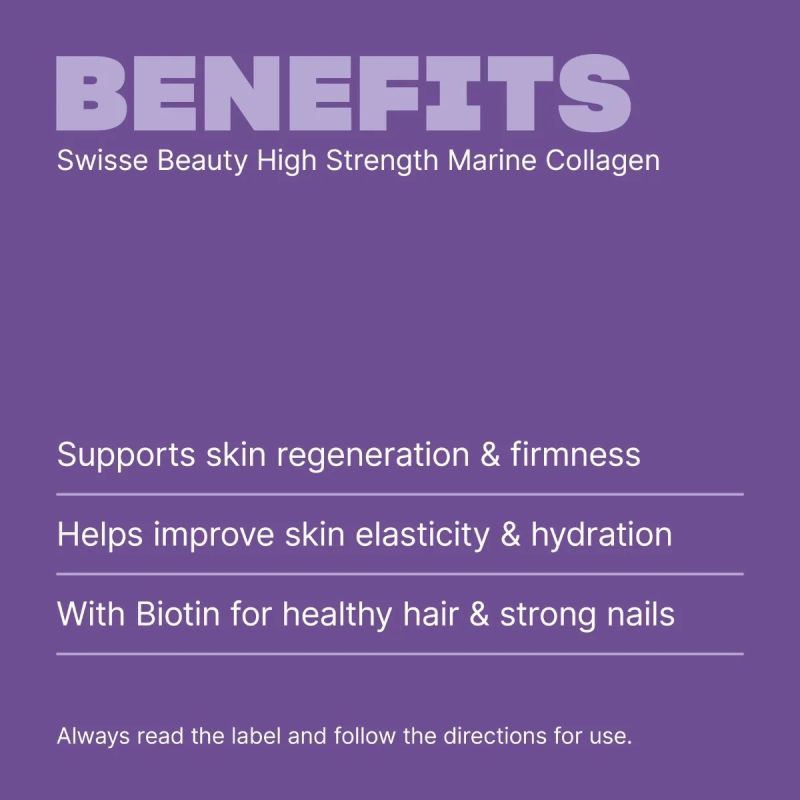 Swisse Beauty High Strength Marine Collagen 60 Tablets