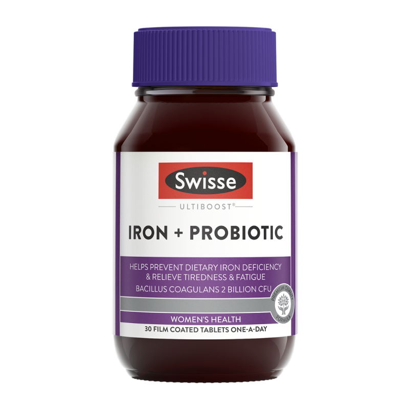 Swisse Ultiboost Iron + Probiotic