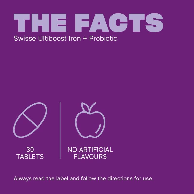 Swisse Ultiboost Iron + Probiotic