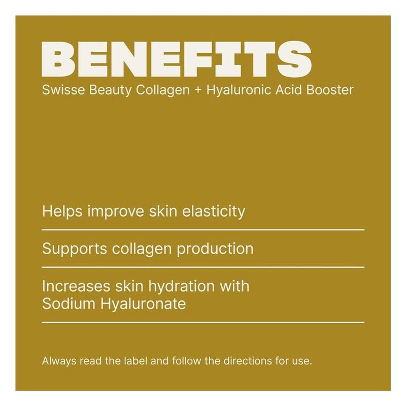 Swisse Beauty Collagen + Hyaluronic Acid Booster 80 Tablets