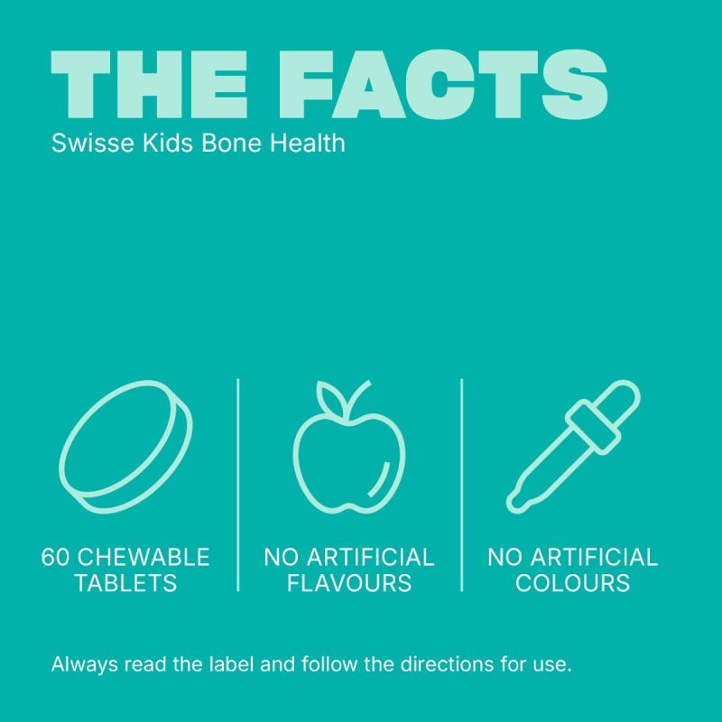 Swisse Kids Bone Health 60 Tablets