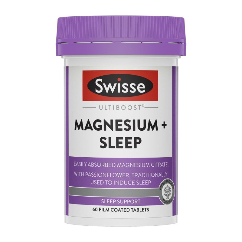 Swisse Ultiboost Magnesium + Sleep 60 Tablets
