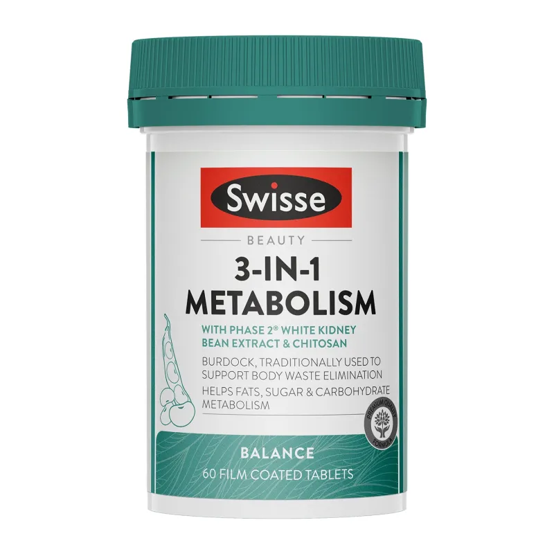 Swisse Beauty 3-in-1 Metabolism 60 Tablets