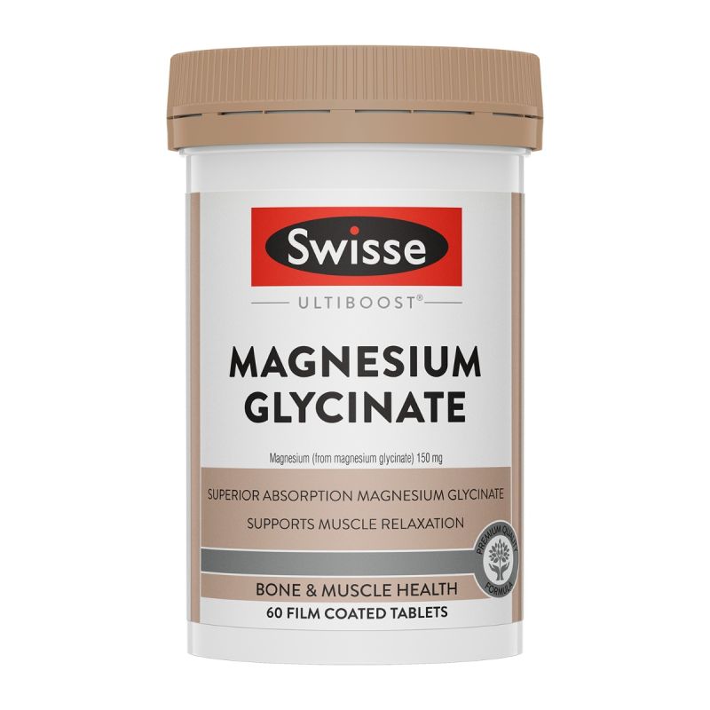 Swisse Ultiboost Magnesium Glycinate 60 Tablets