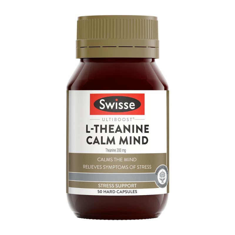Swisse Ultiboost L-Theanine Calm Mind 50 Capsules