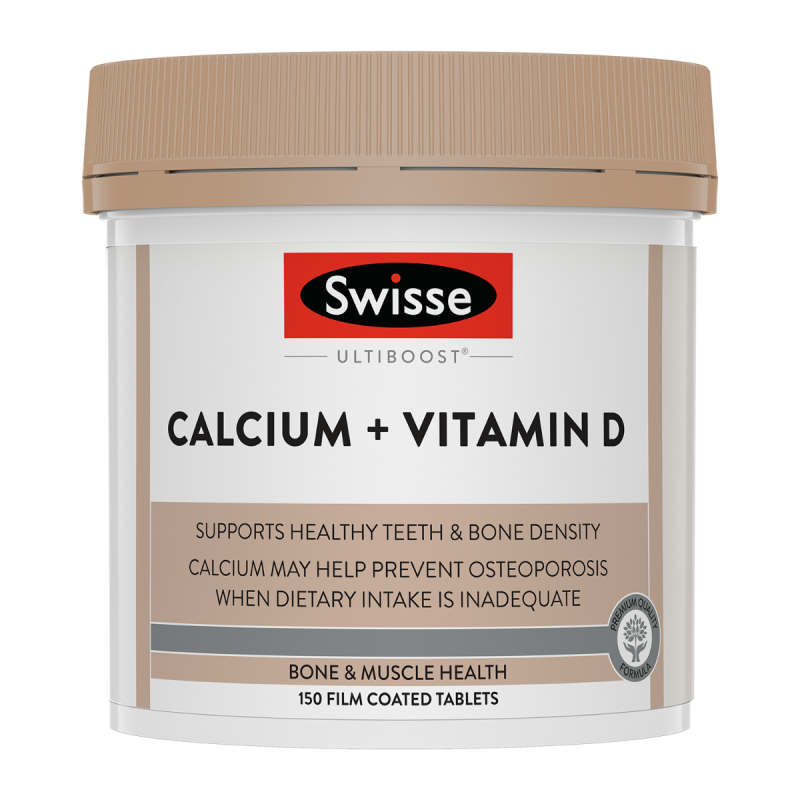 Swisse Calcium + Vitamin D 150 Tablets