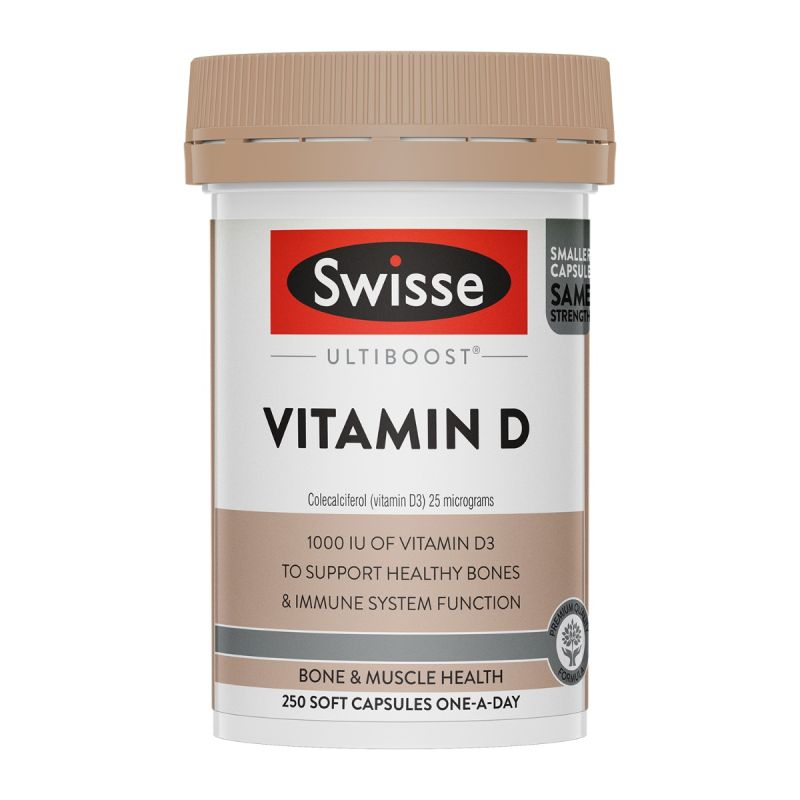 Swisse Ultiboost Vitamin D 250 Capsules