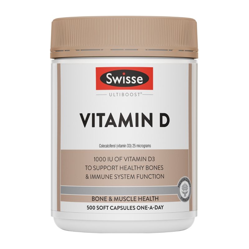 Swisse Ultiboost Vitamin D 250 Capsules