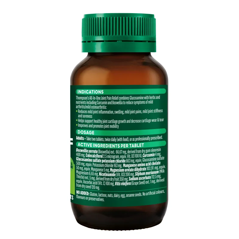 Thompson's All-in-One Joint Pain Relief 60 Tablets