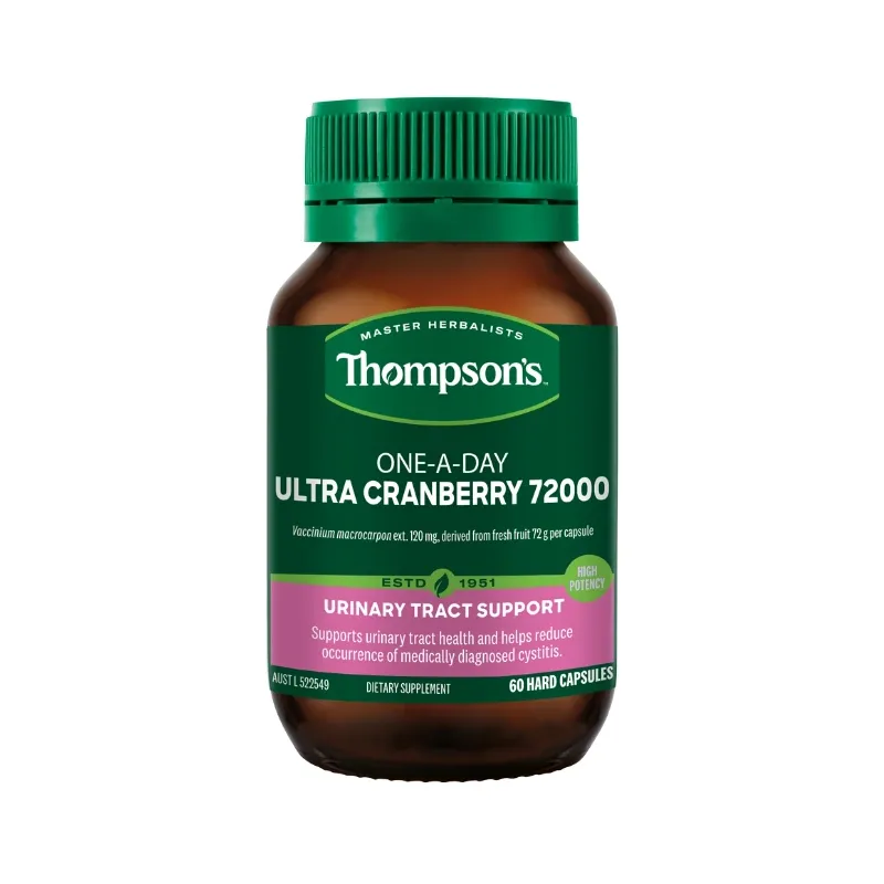 Thompson's One-A-Day Ultra Cranberry 72000mg 60 Capsules