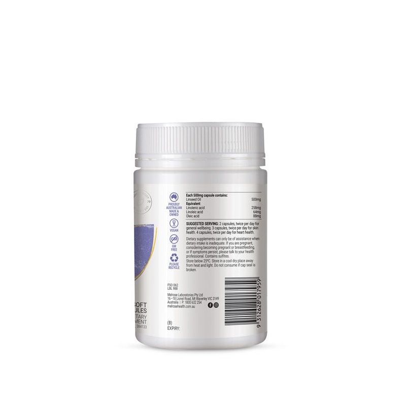 Melrose Health Australian Flaxseed Oil 240 Capsules
