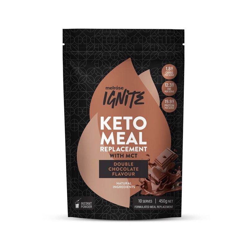 Melrose Health Ignite Keto MCT Meal Replacement Double Chocolate 450g