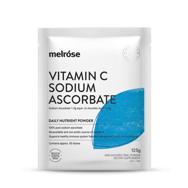 Melrose Health Vitamin C Sodium Ascorbate 125g