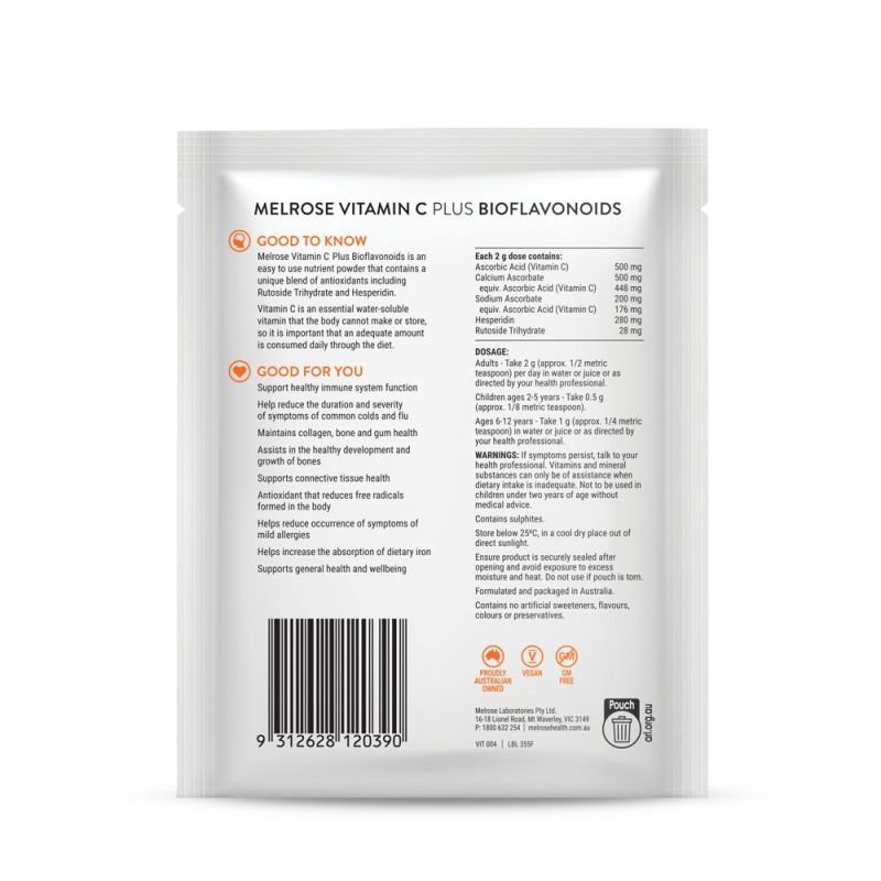 Melrose Health Vitamin C + Bioflavonoids 100g