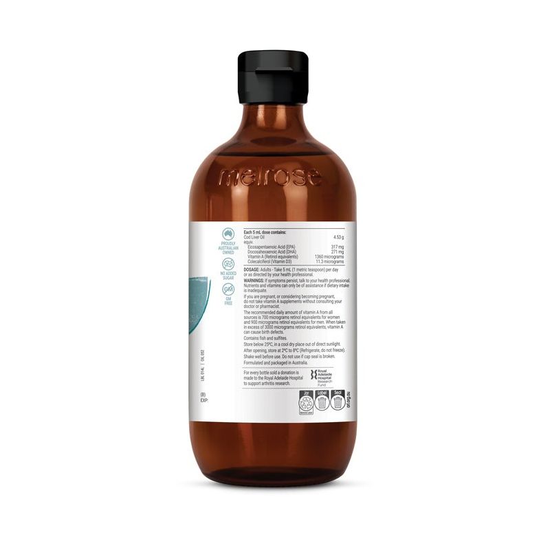 Melrose Health Cod Liver Oil 500mL