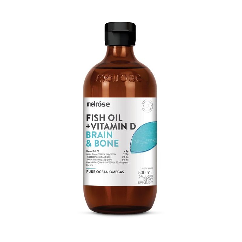 Melrose Health Fish Oil + Vitamin D Joint & Bone 500mL