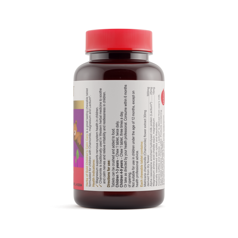 Herbs of Gold Children's Calm Care 60 Tablets