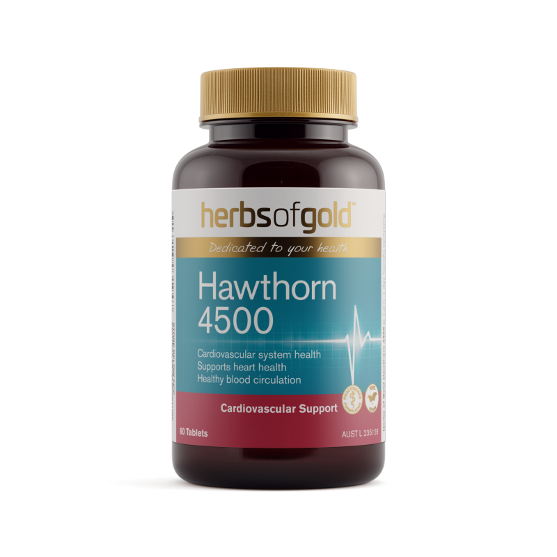 Herbs of Gold Hawthorn 4500 60 Tablets