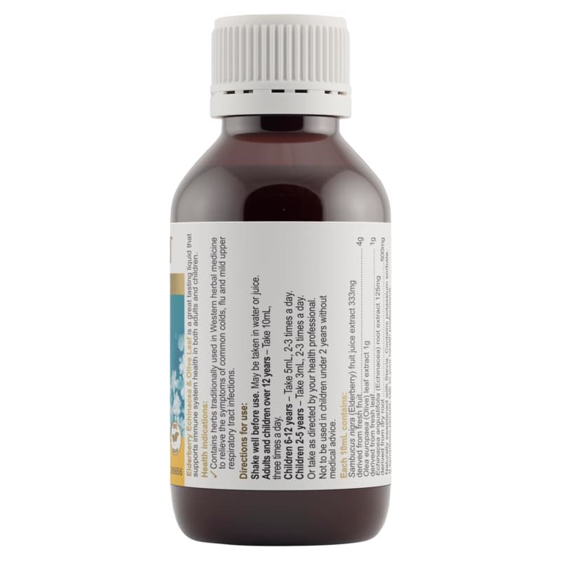 Herbs of Gold Elderberry Echinacea and Olive Leaf 100mL