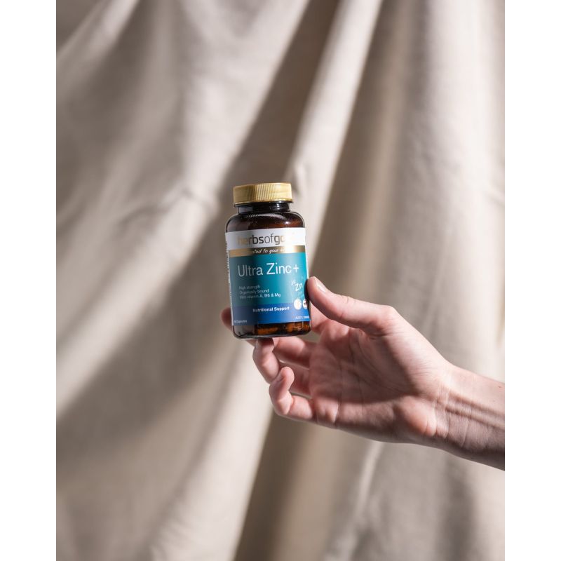 Herbs of Gold Ultra Zinc Plus 60 Capsules