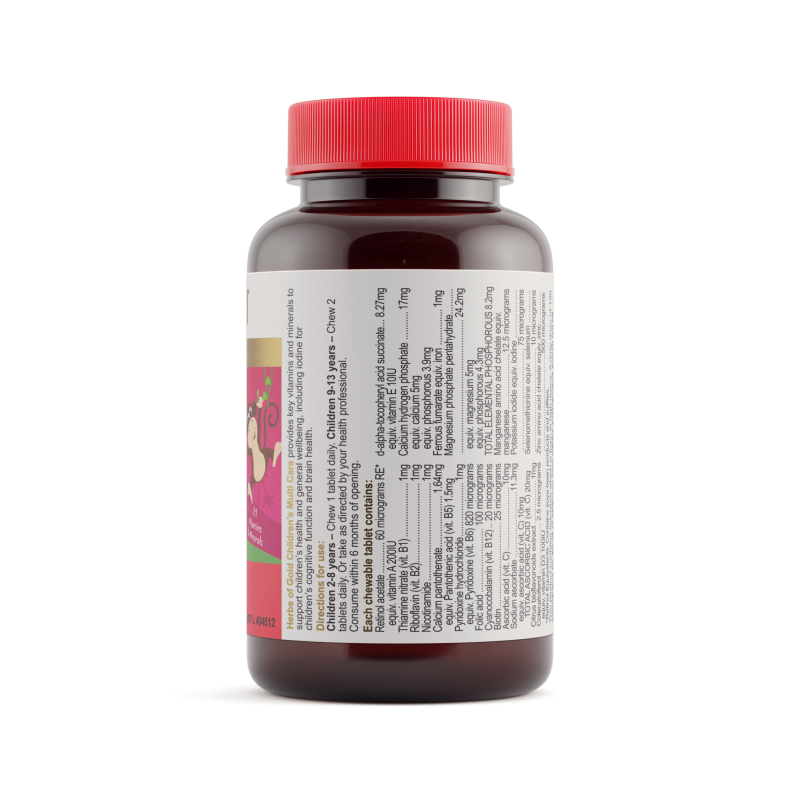 Herbs of Gold Children's Multi Care 60 Tablets
