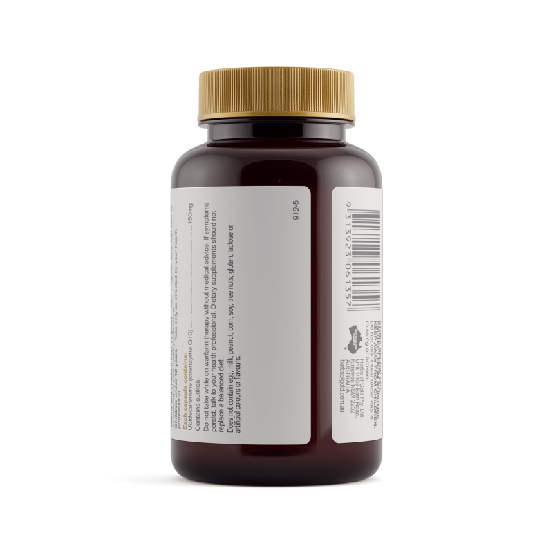 Herbs of Gold CoQ10 150mg 60 Capsules