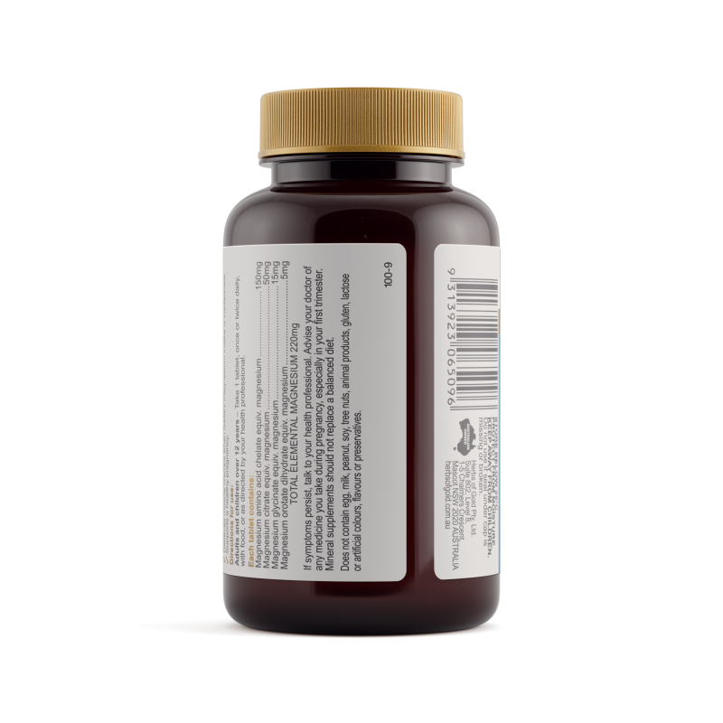 Herbs of Gold Magnesium Forte 60 Tablets