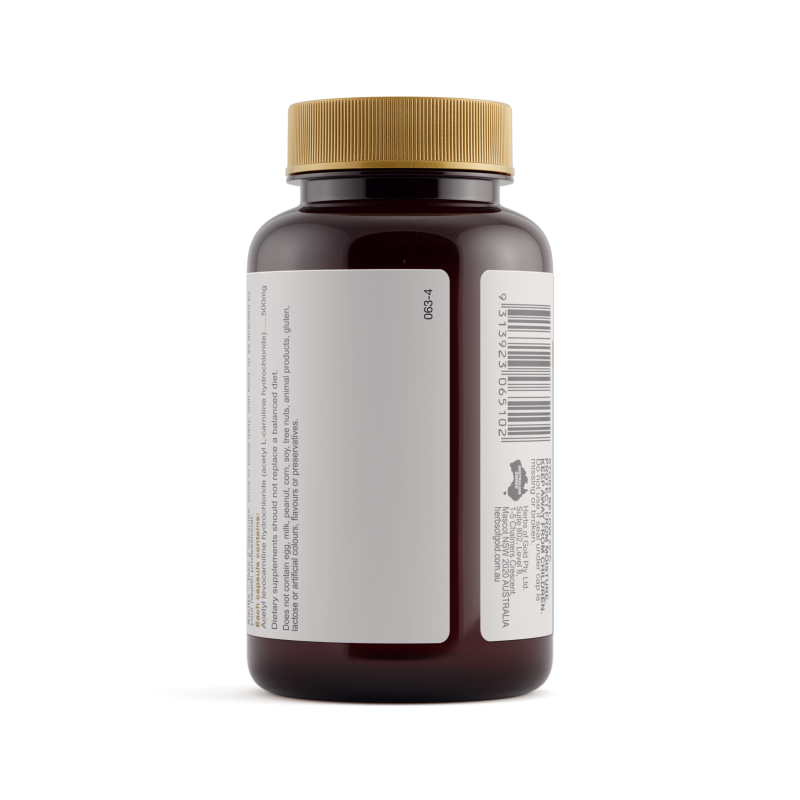 Herbs of Gold Acetyl L Carnitine 60 Capsules