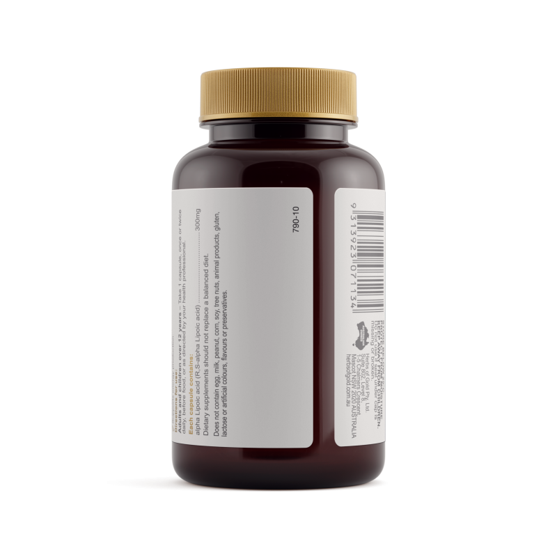 Herbs of Gold Alpha Lipoic 300 60 Capsules