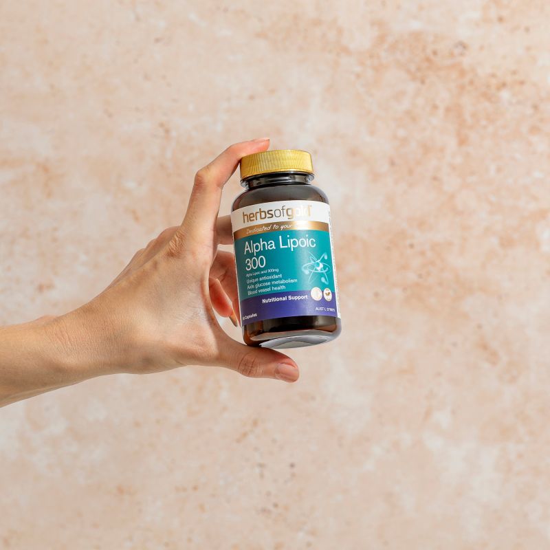 Herbs of Gold Alpha Lipoic 300 60 Capsules