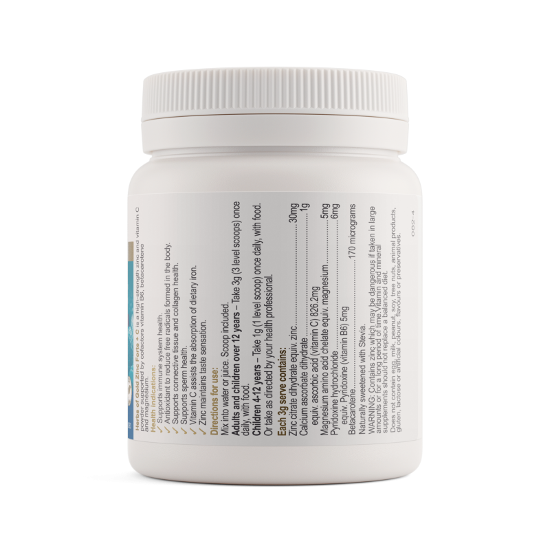 Herbs of Gold Zinc Forte Plus C 100g