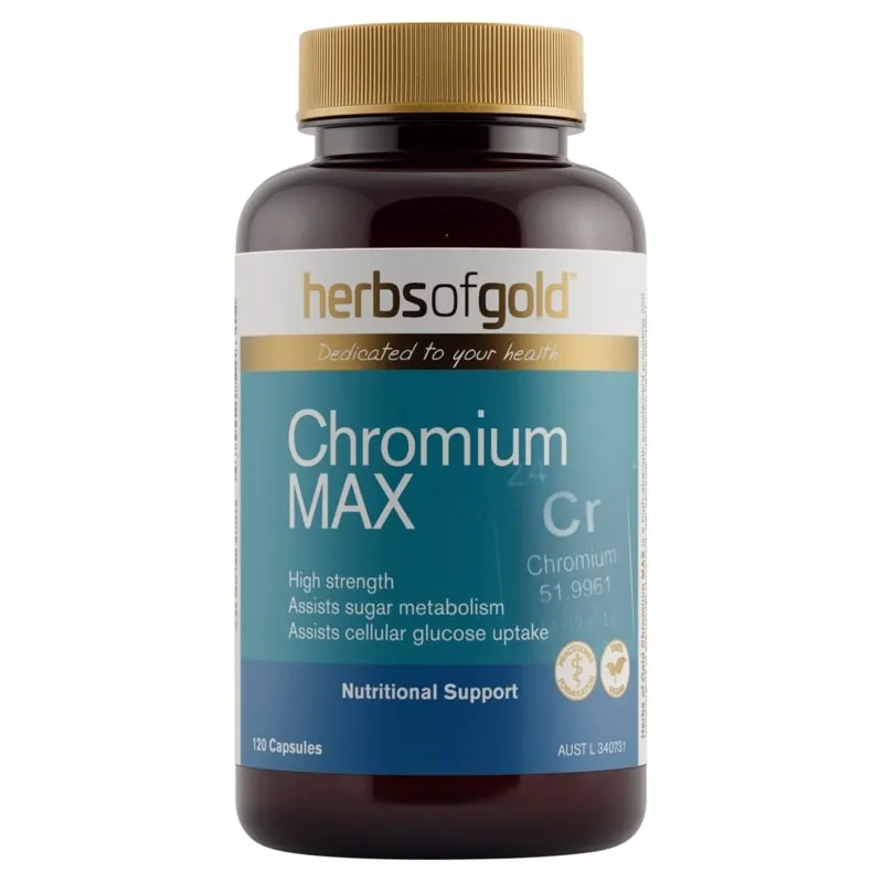 Herbs of Gold Chromium MAX 120 Capsules