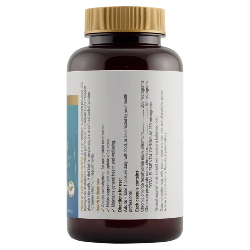 Herbs of Gold Chromium MAX 120 Capsules