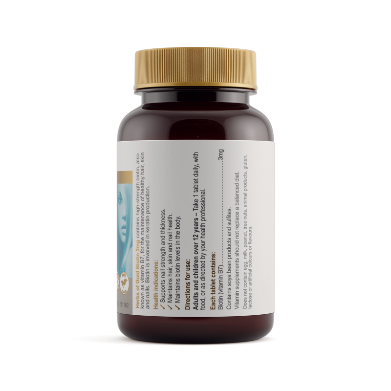 Herbs of Gold Biotin 3mg 60 Tablets