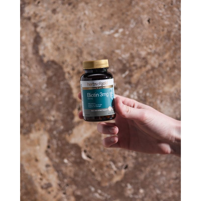 Herbs of Gold Biotin 3mg 60 Tablets