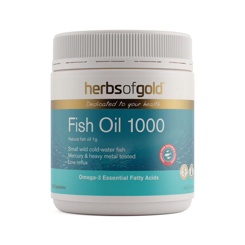 Herbs of Gold Fish Oil 1000 200 Capsules
