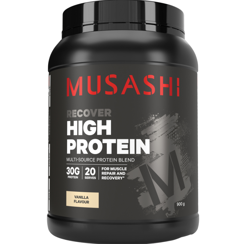 Musashi High Protein Vanilla Milkshake 900g