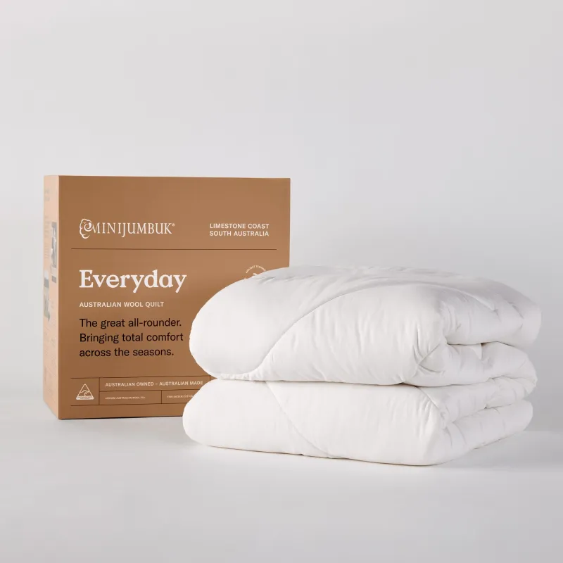 MiniJumbuk Everyday Wool Quilt Double