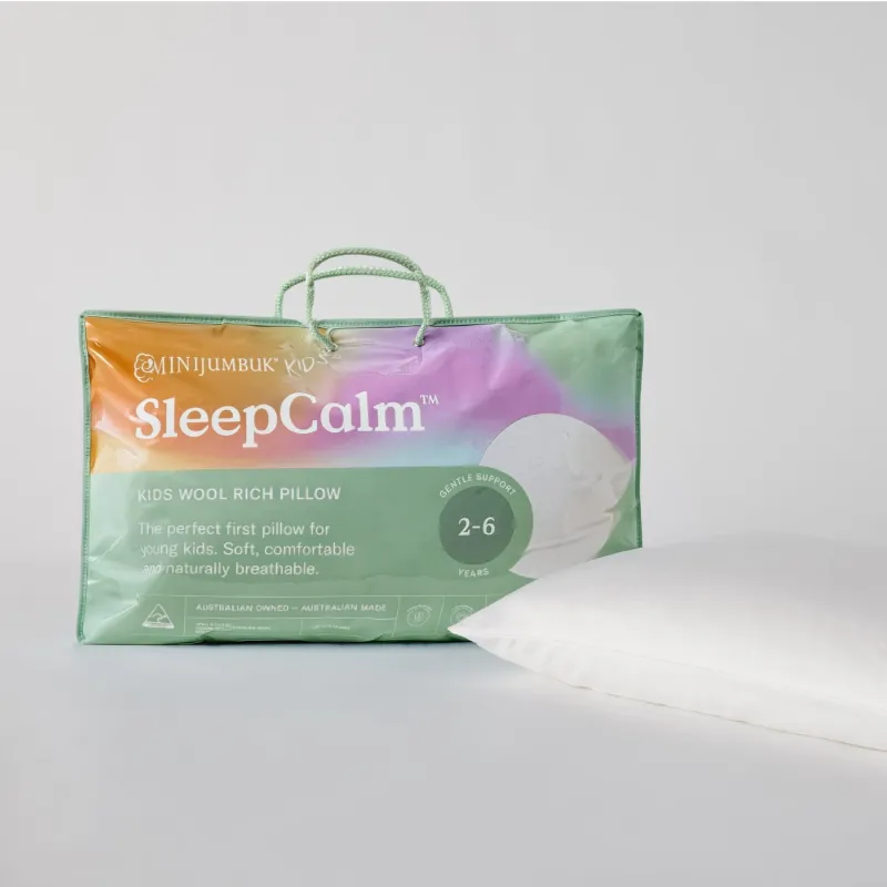 MiniJumbuk SleepCalm™ Kids Wool Rich Pillow 2-6 Years