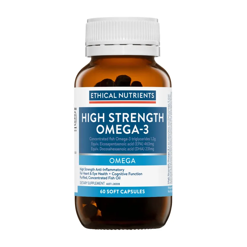 Ethical Nutrients High Strength Omega-3 60 Capsules