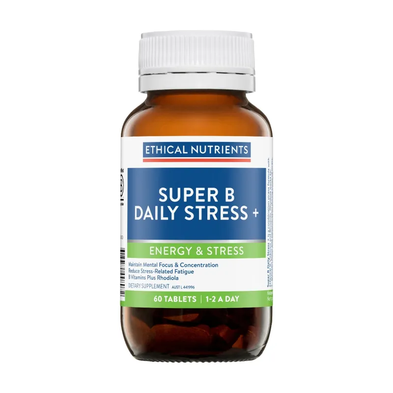 Ethical Nutrients Super B Daily Stress + 60 Tablets