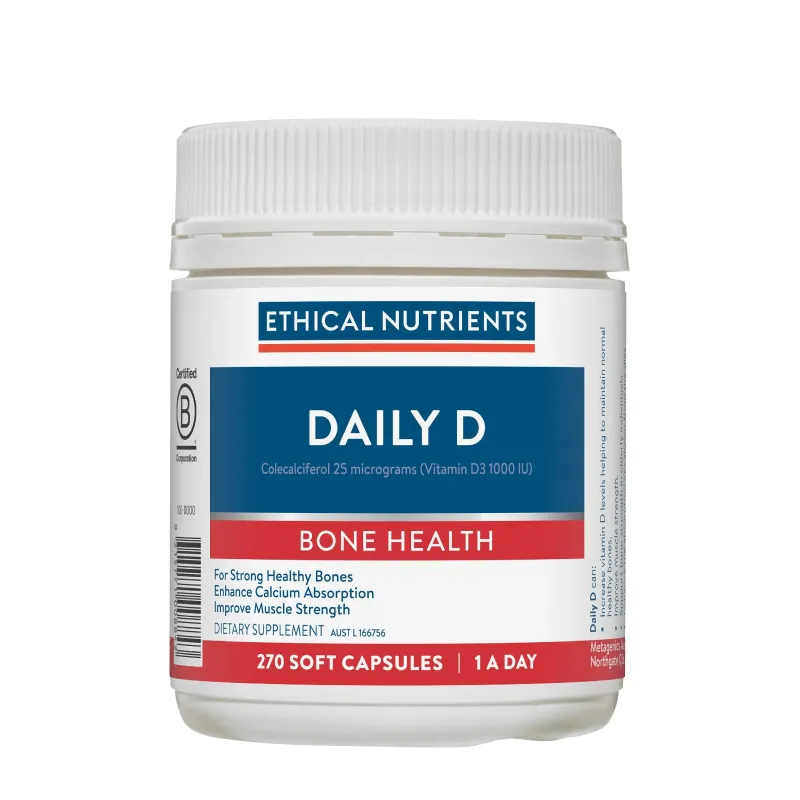 Ethical Nutrients Daily D 270 Capsules