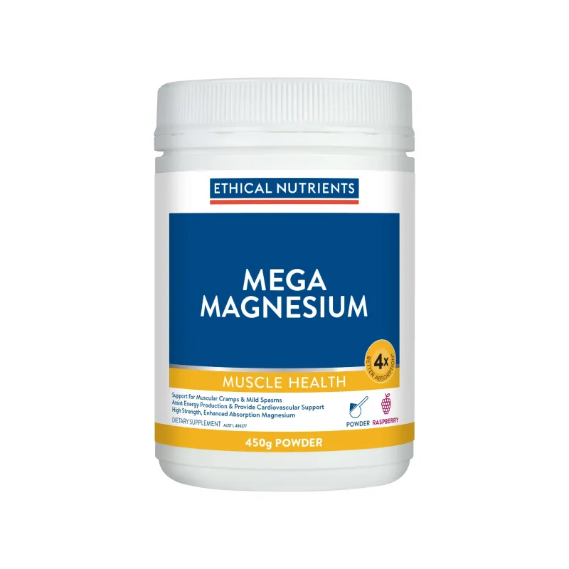 Ethical Nutrients Mega Magnesium Raspberry 450g