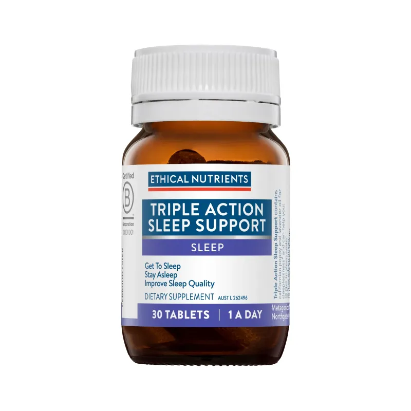 Ethical Nutrients Triple Action Sleep Support 30 Tablets
