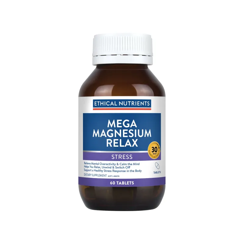 Ethical Nutrients Mega Magnesium Relax 60 Tablets