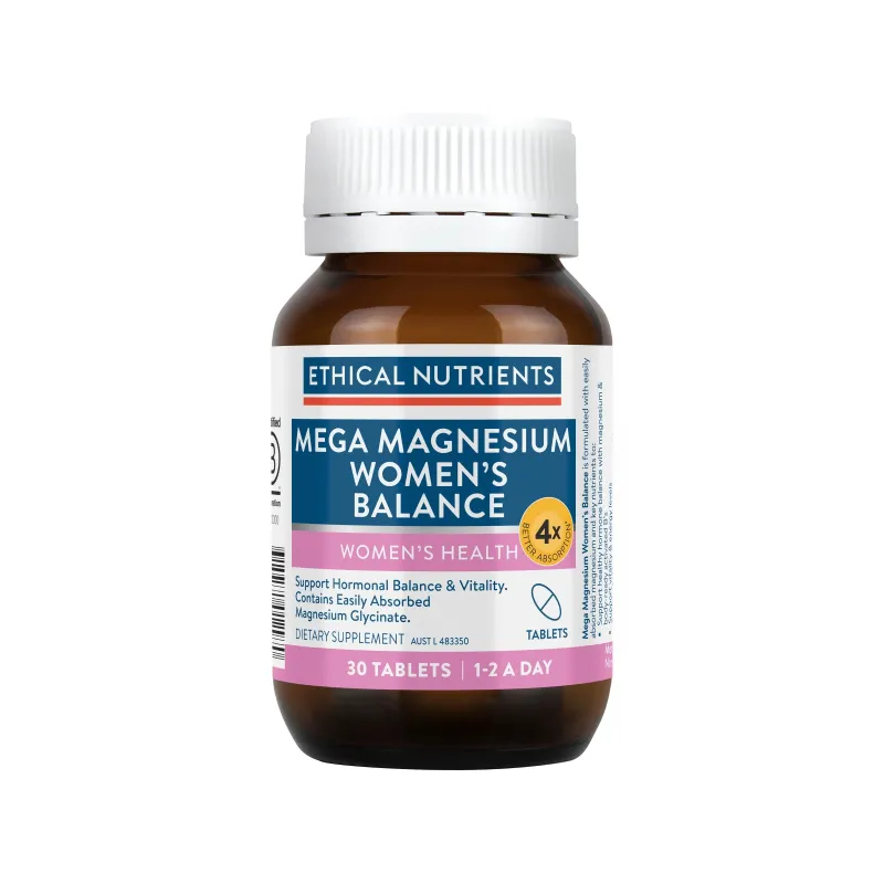 Ethical Nutrients Mega Magnesium Women's Balance 30 Tablets