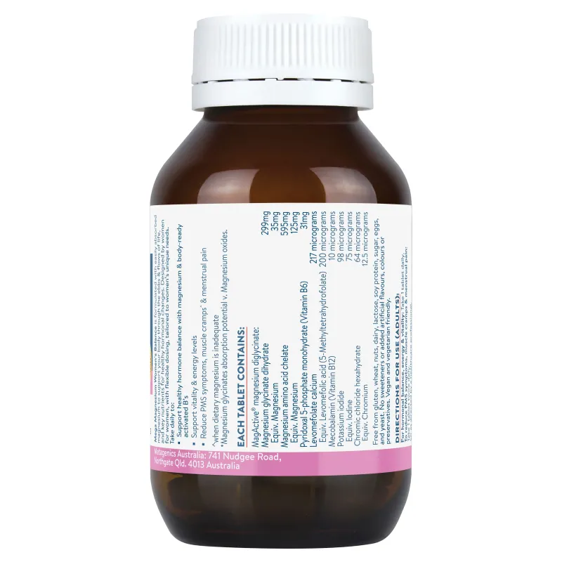 Ethical Nutrients Mega Magnesium Women's Balance 60 Tablets