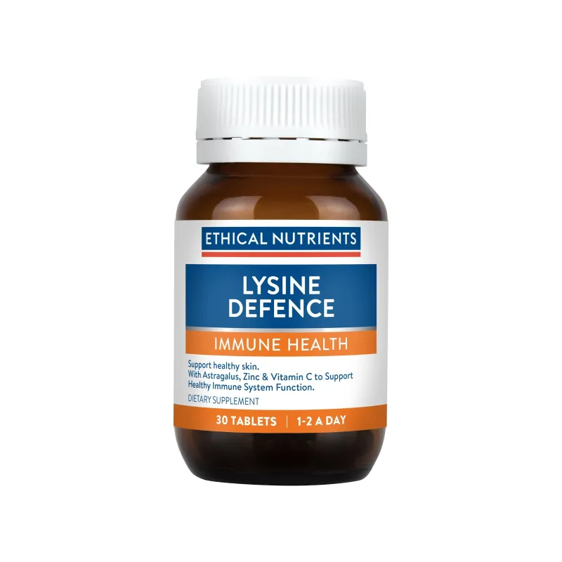 Ethical Nutrients Lysine Defence 30 Tablets
