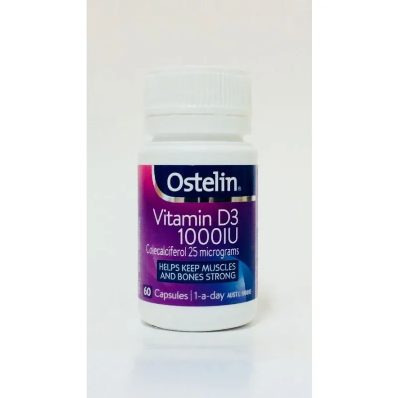 Ostelin Vitamin D3 1000IU 60 Capsules